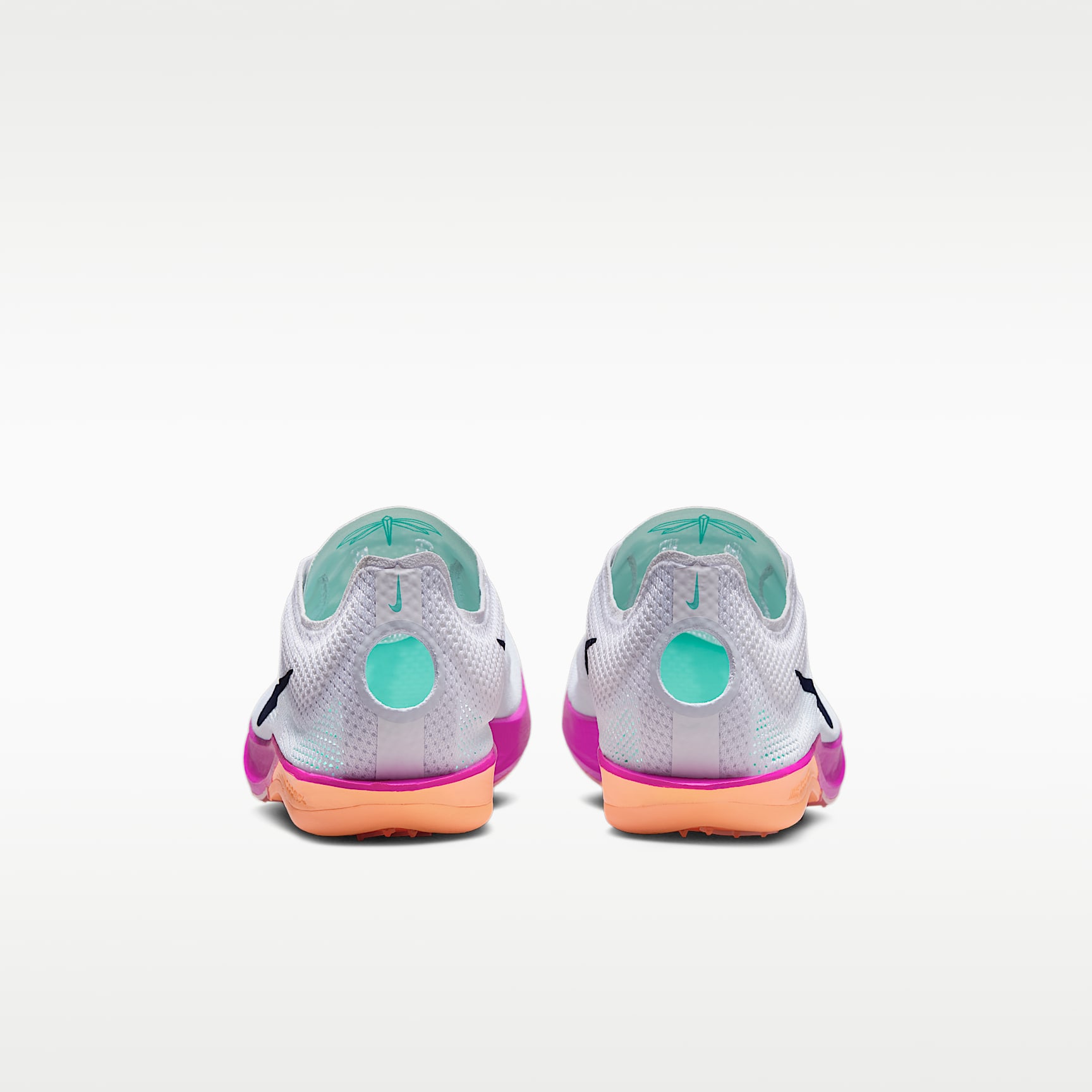 Nike Dragonfly 2 Track & Field Langstrecken-Spikes – Weiß/Hyper Turquoise/Fire Pink/Obsidian