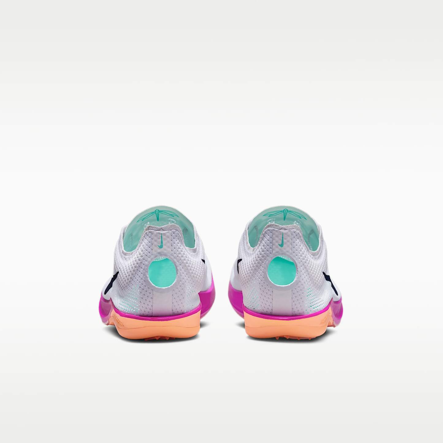 Nike Dragonfly 2 Track & Field Langstrecken-Spikes – Weiß/Hyper Turquoise/Fire Pink/Obsidian