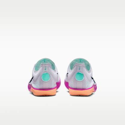 Nike Dragonfly 2 Track & Field Langstrecken-Spikes – Weiß/Hyper Turquoise/Fire Pink/Obsidian