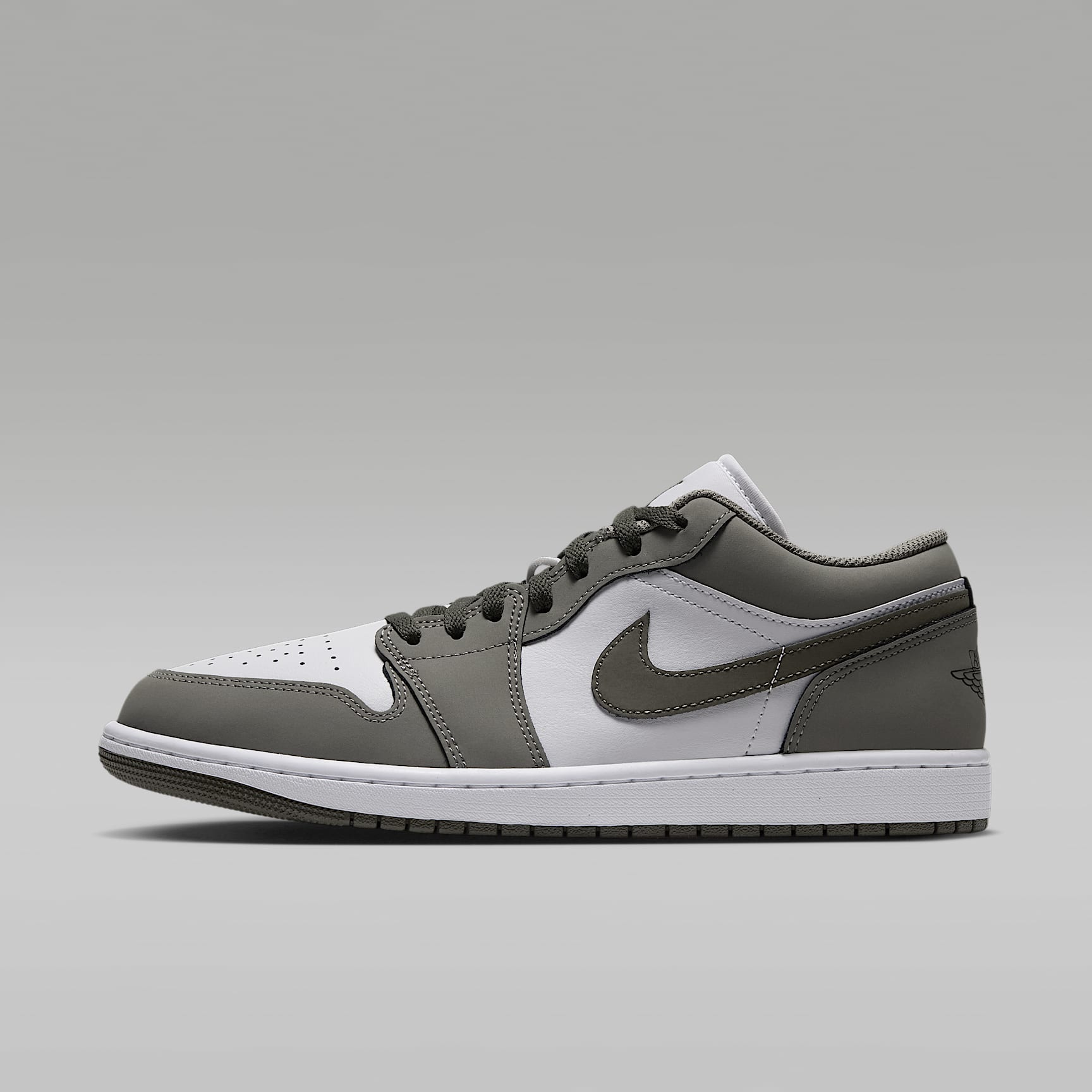 Air Jordan 1 Low Herrenschuh – Light Army/Weiß/Cargo Khaki