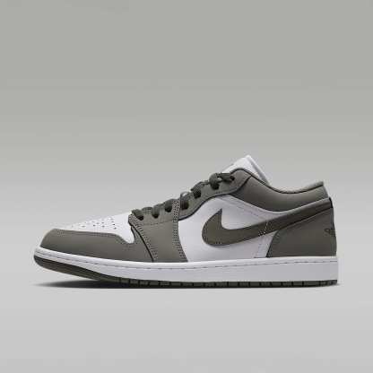 Air Jordan 1 Low Herrenschuh – Light Army/Weiß/Cargo Khaki
