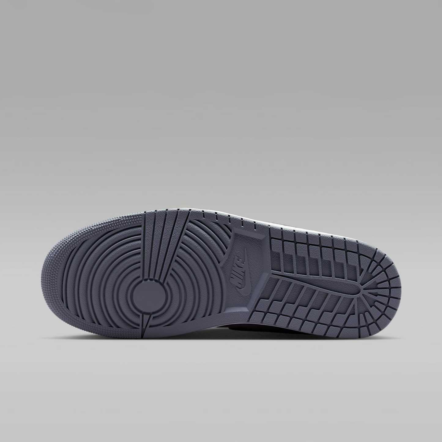 Air Jordan 1 Mid Schuh (Herren) – Schwarz/Cool Grey/Light Armory Blue/Schwarz