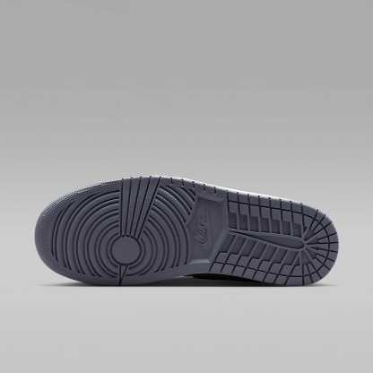 Air Jordan 1 Mid Schuh (Herren) – Schwarz/Cool Grey/Light Armory Blue/Schwarz