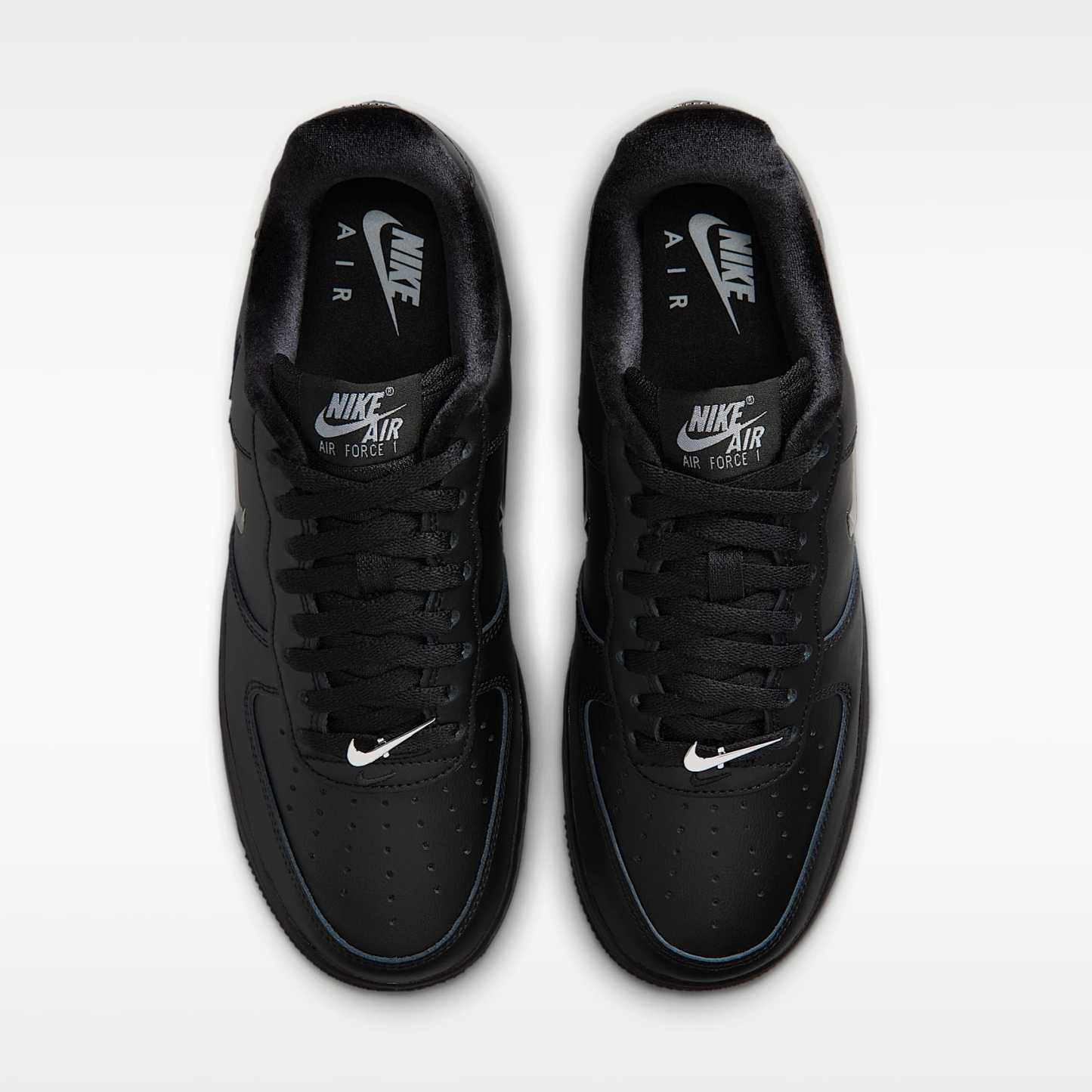 Nike Air Force 1 '07 Schuh (Damen) – Schwarz/Wolf Grey/Metallic Silver