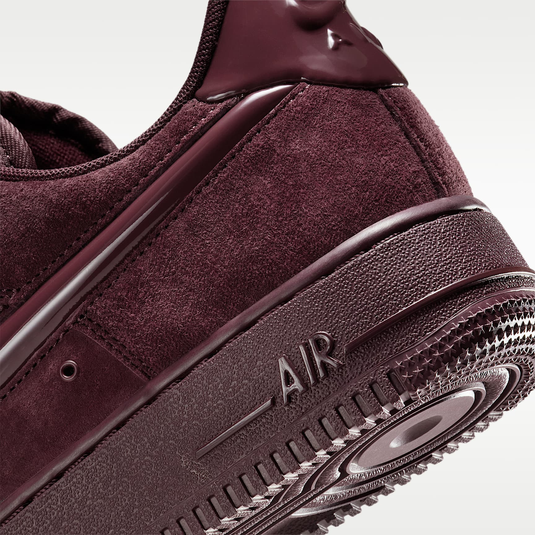 Nike Air Force 1 '07 Schuh (Damen) – Burgundy Crush/Schwarz/Burgundy Crush