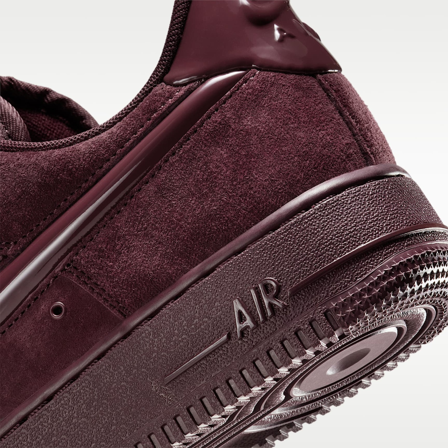 Nike Air Force 1 '07 Schuh (Damen) – Burgundy Crush/Schwarz/Burgundy Crush