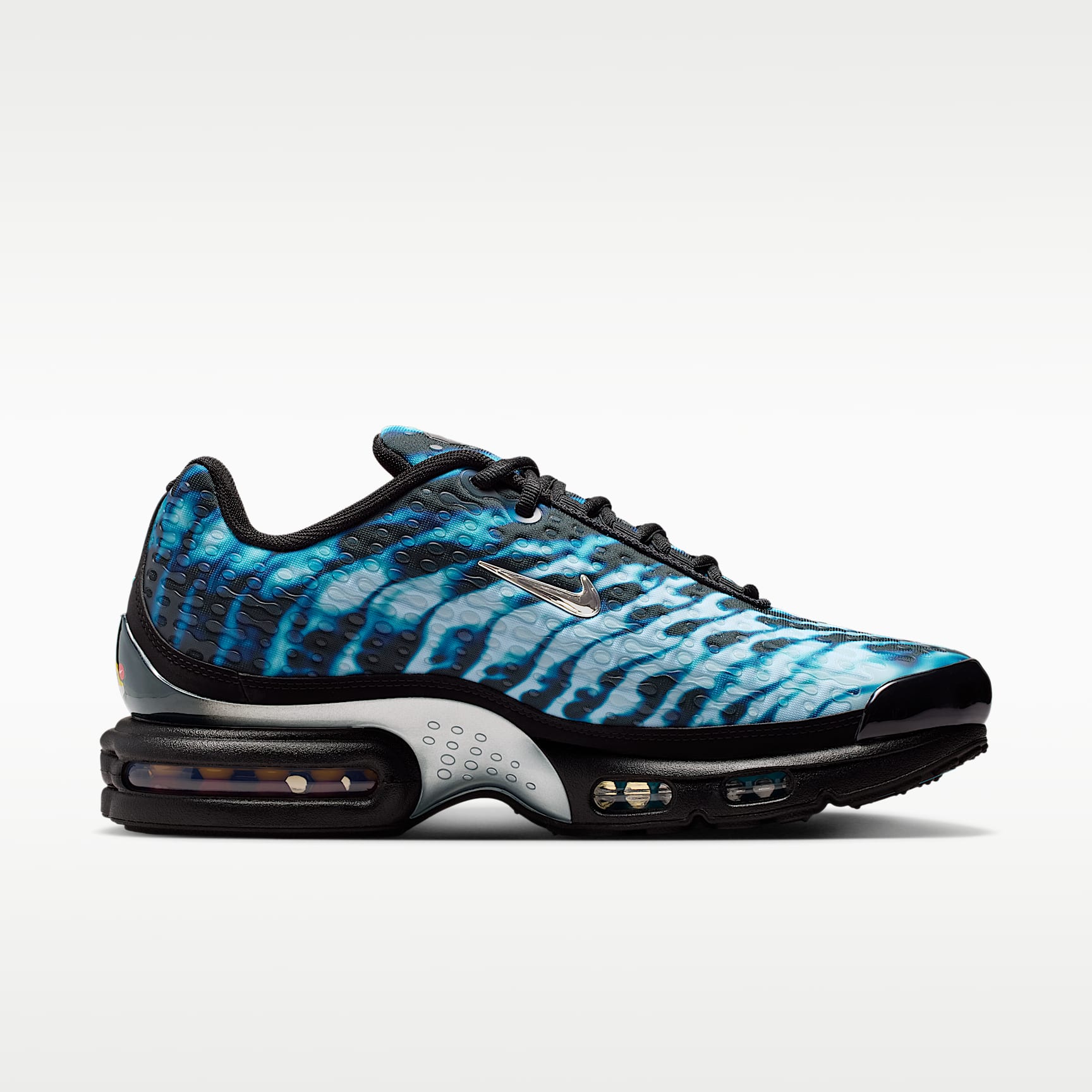 Nike Air Max Plus VII Schuh (Herren) – Schwarz/Gamma Blue/Chrome