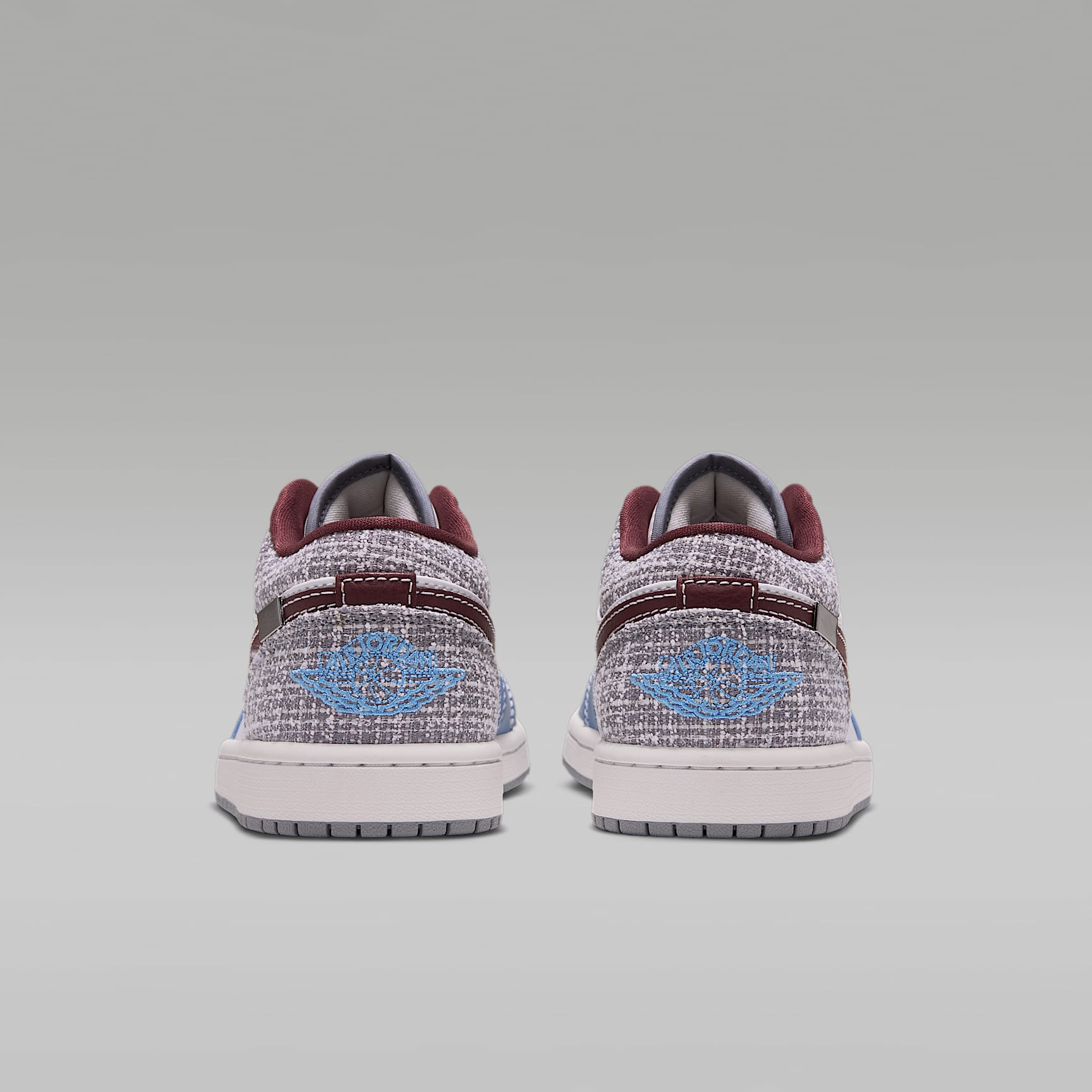 Air Jordan 1 Low Damenschuh – Summit White/Summit White/Work Blue/Light Boulder