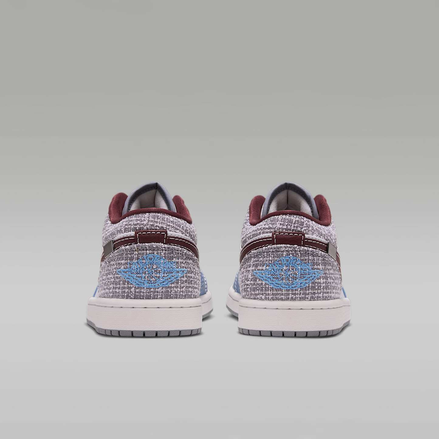 Air Jordan 1 Low Damenschuh – Summit White/Summit White/Work Blue/Light Boulder