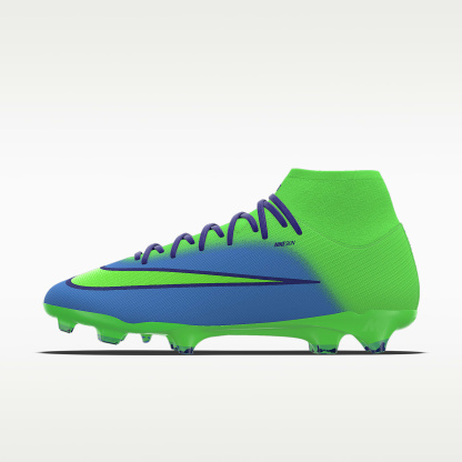 Nike Mercurial Superfly 11 Academy By You personalisierbarer High-Top-Fußballschuh für normalen Rasen – Multi-Color/Multi-Color [8526336765]