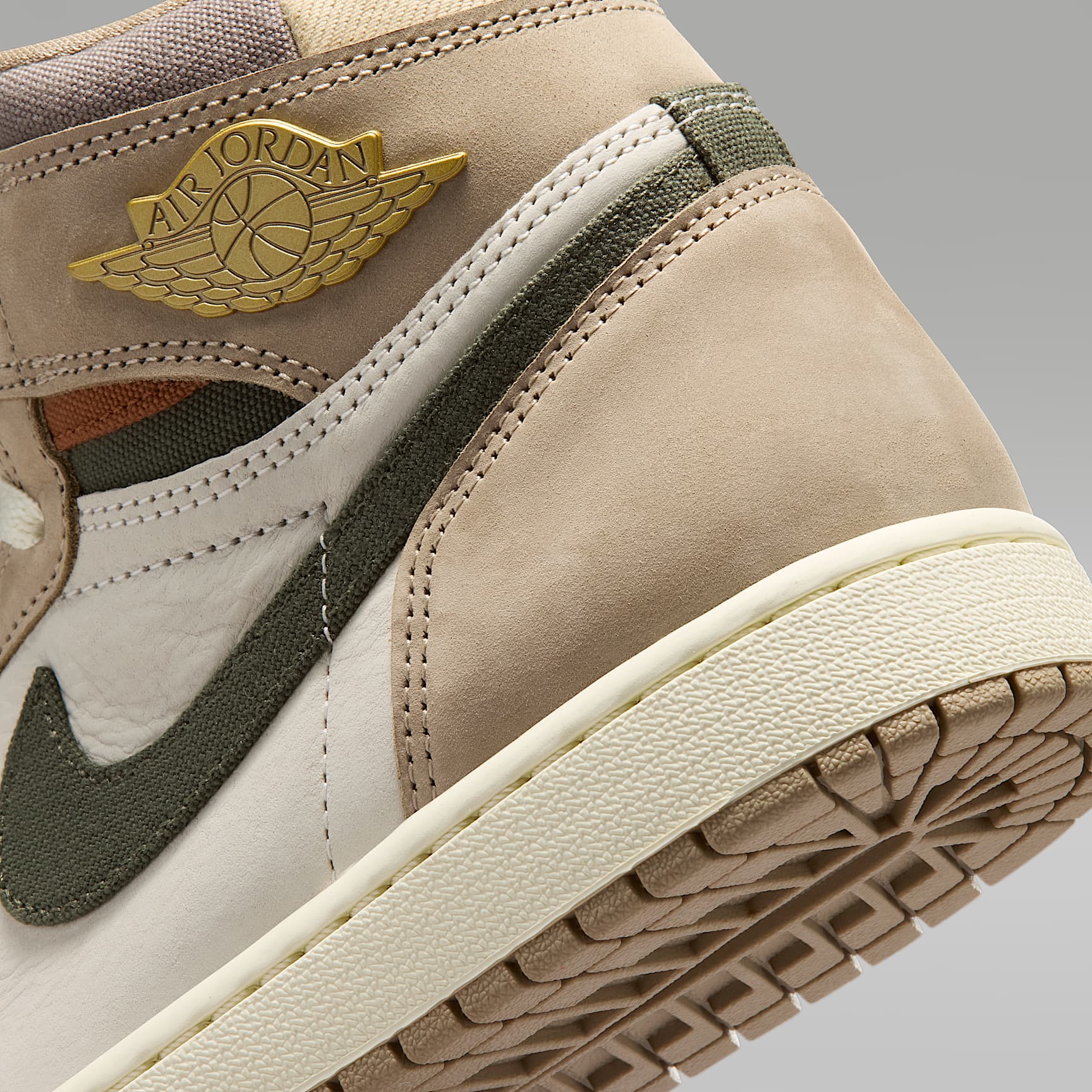 Air Jordan 1 High OG "Khaki" Schuh (Damen) – Khaki/Sail/Cargo Khaki/Multi-Color