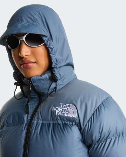 1996 Retro Nuptse Jacke für Damen – Granite Grey