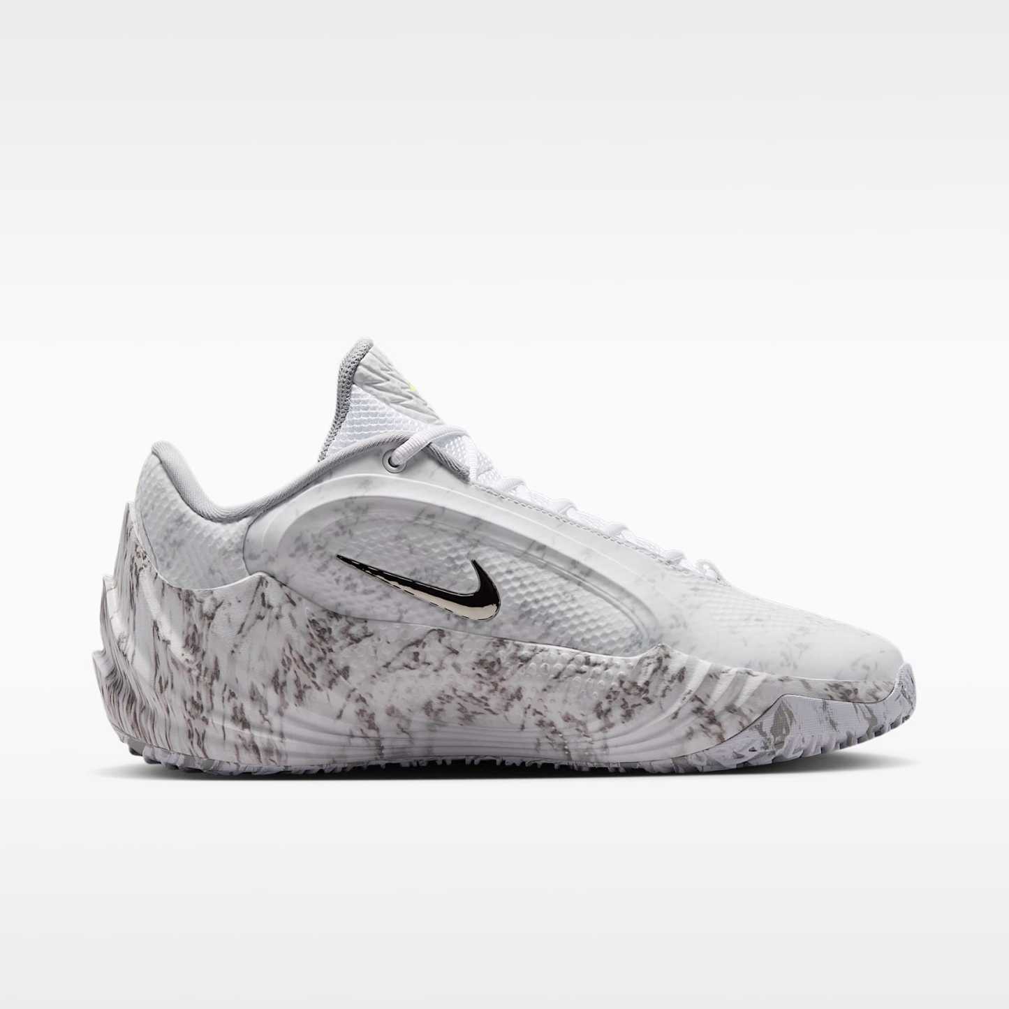 Giannis Freak 8 Basketballschuh – Weiß/Light Smoke Grey/Schwarz/Metallic Silver