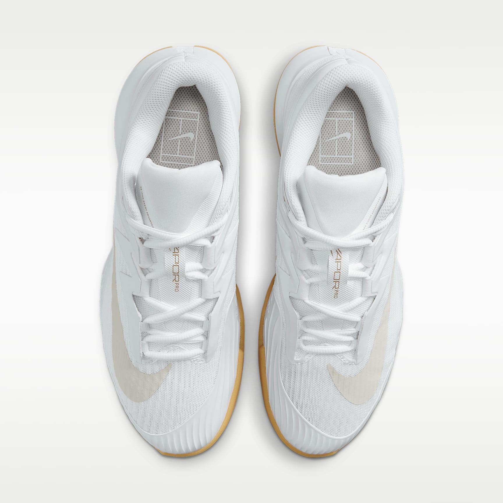 Nike Vapor Pro 3 Tennisschuh für Hartplätze (Damen) – Weiß/Summit White/Linen/Light Orewood Brown