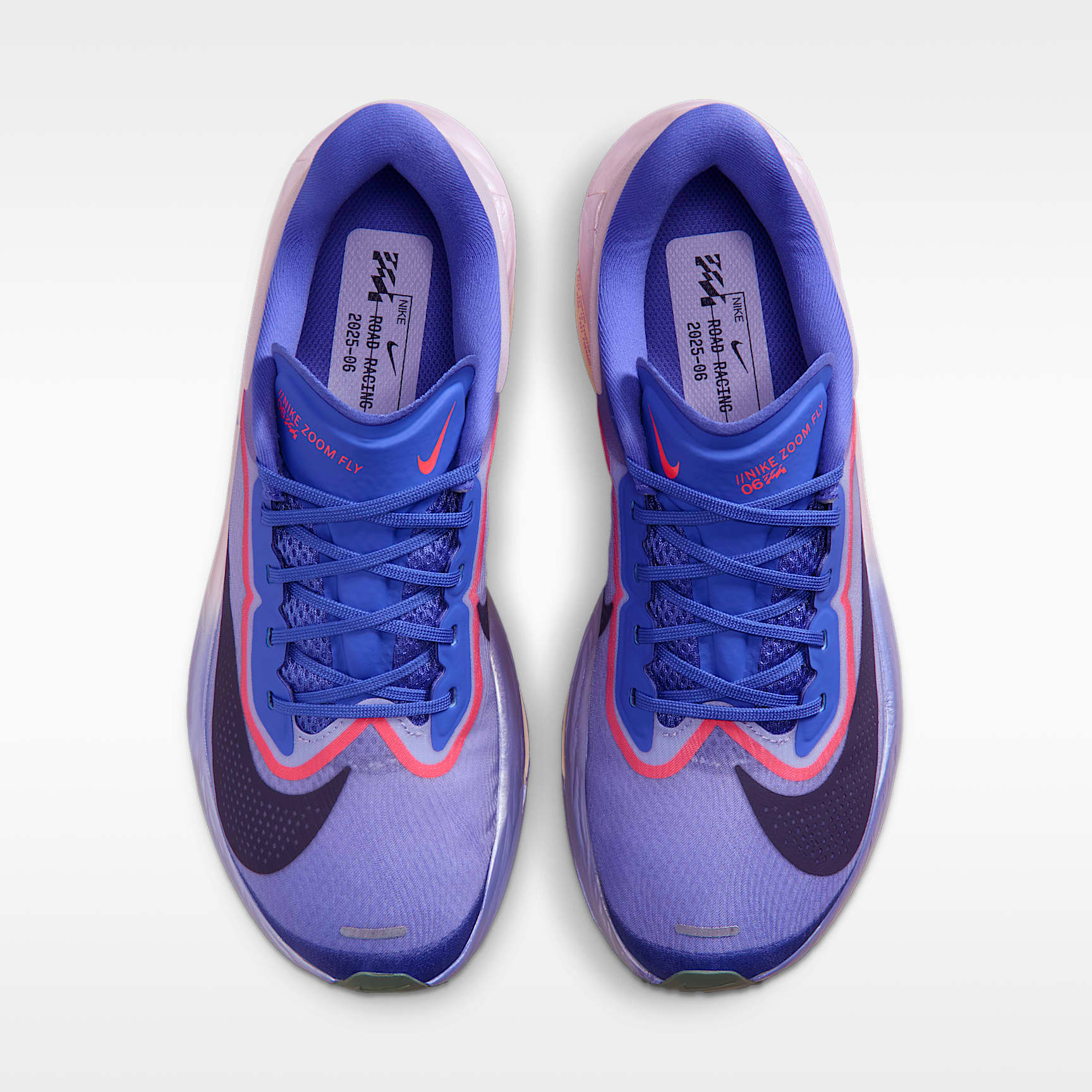Nike Zoom Fly 6 Straßenlaufschuh für Wettkämpfe (Damen) – Violet Mist/Hot Lava/Bright Violet/Purple Dynasty