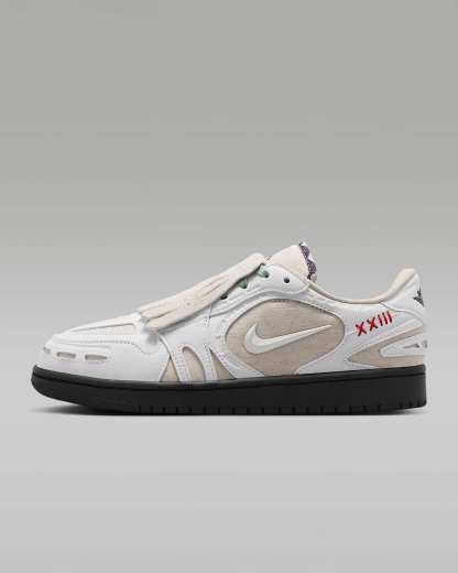 Air Jordan 1 Low Method of Make Schuh (Damen) – Light Orewood Brown/Schwarz/Steam/Weiß