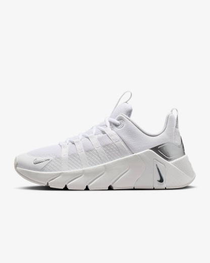 Nike Free Metcon 7 Trainingsschuhe (Damen) – Weiß/Weiß/Metallic Silver