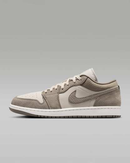 Air Jordan 1 Low Herrenschuh – Olive Grey/Cream II/Silver Sage/Olive Grey
