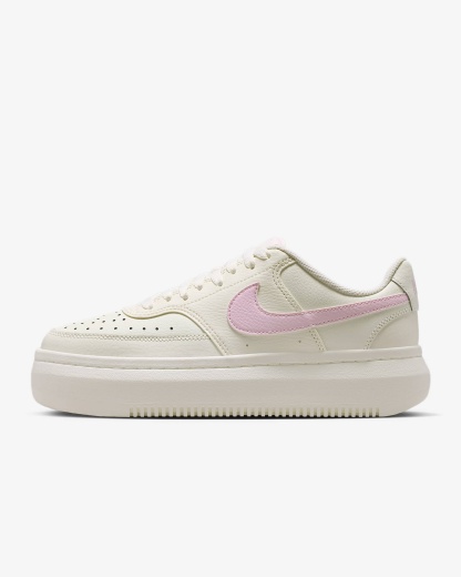 Nike Court Vision Alta Schuh (Damen) – Sail/Pink Foam