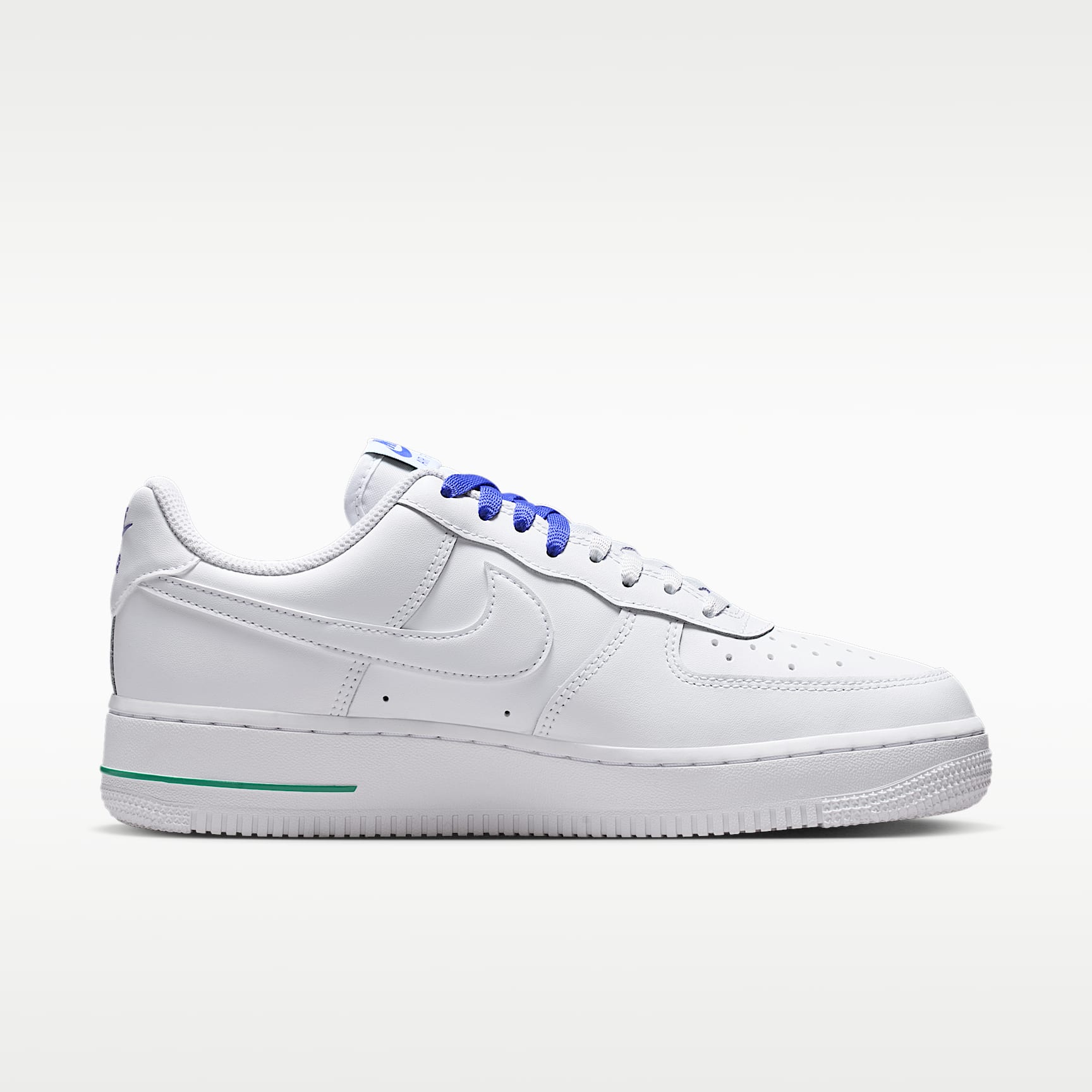 Nike Air Force 1 '07 SE Damenschuh – Weiß/Persian Violet/Stadium Green/Weiß