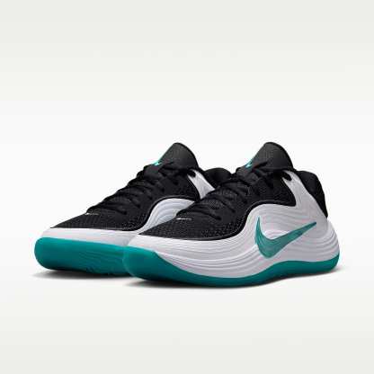 Nike Precision 8 Low Basketballschuh (Herren) – Schwarz/Weiß/Dusty Cactus/Dusty Cactus