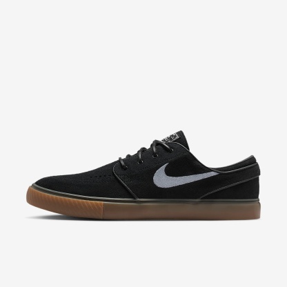 Nike SB Zoom Janoski OG+ Skateschuh – Schwarz/Schwarz/Gum Light Brown/Weiß