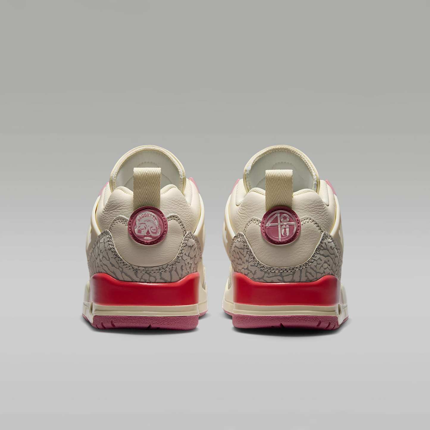 Jordan Spizike Low Schuh (Damen) – Pale Ivory/Track Red/Coconut Milk/Desert Berry