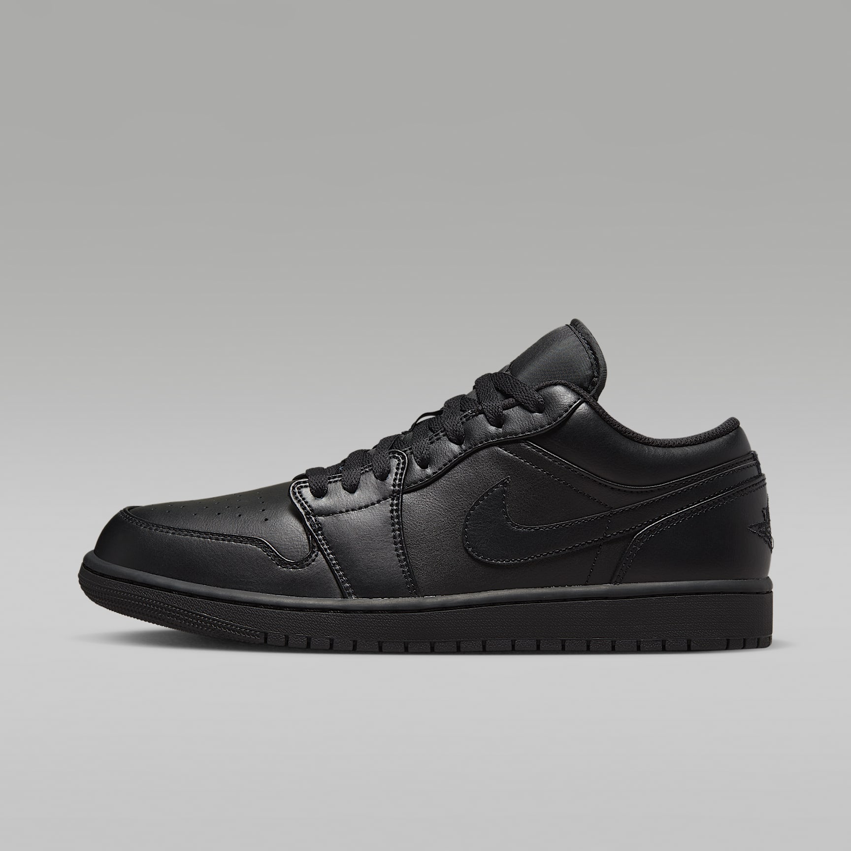 Air Jordan 1 Low Herrenschuh – Schwarz/Schwarz/Schwarz