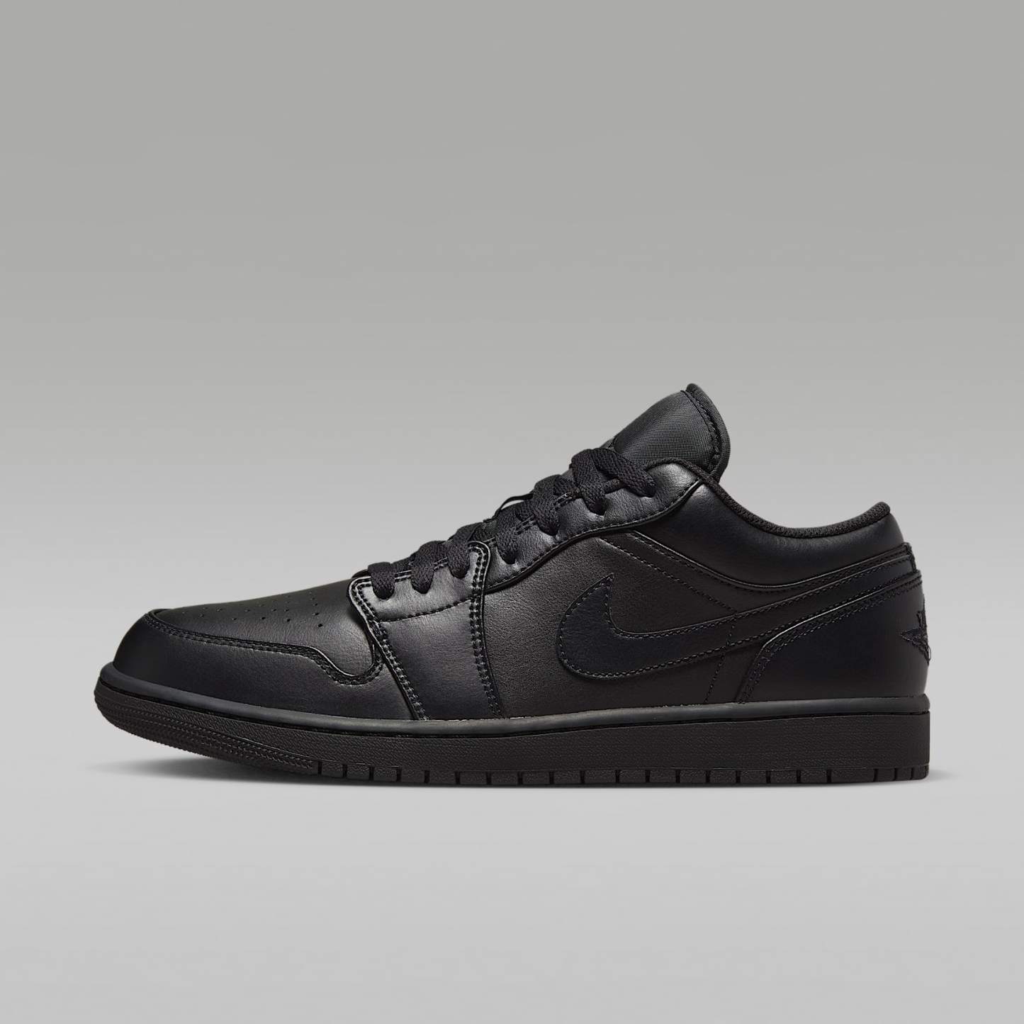 Air Jordan 1 Low Herrenschuh – Schwarz/Schwarz/Schwarz