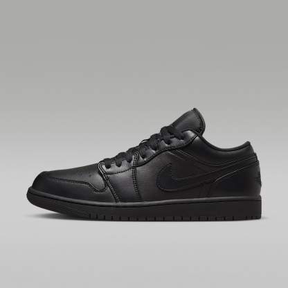 Air Jordan 1 Low Herrenschuh – Schwarz/Schwarz/Schwarz