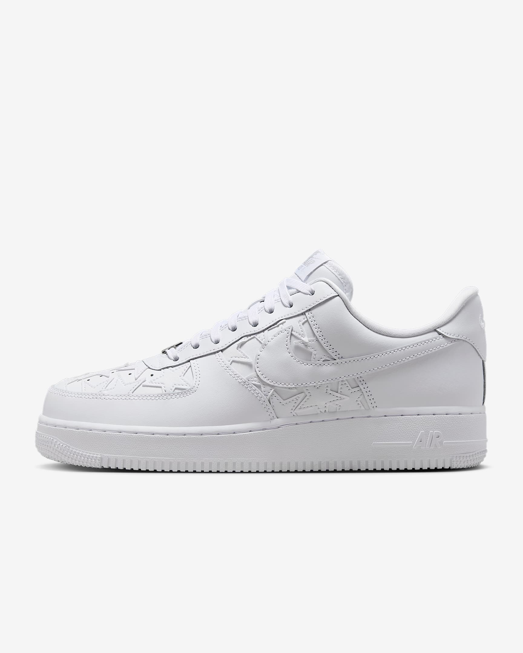 Nike Air Force 1 '07 Edge Herrenschuh – Weiß/Metallic Silver/Weiß