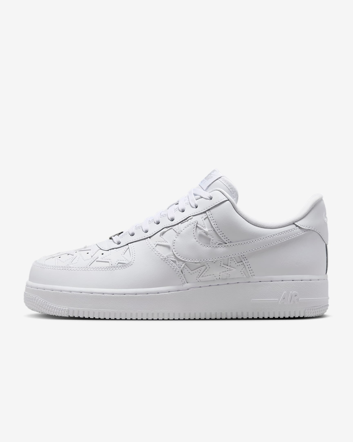 Nike Air Force 1 '07 Edge Herrenschuh – Weiß/Metallic Silver/Weiß