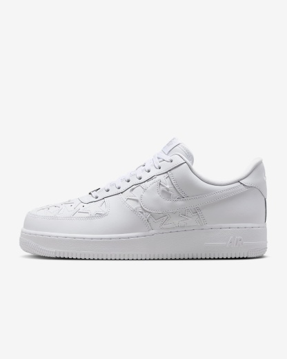 Nike Air Force 1 '07 Edge Herrenschuh – Weiß/Metallic Silver/Weiß