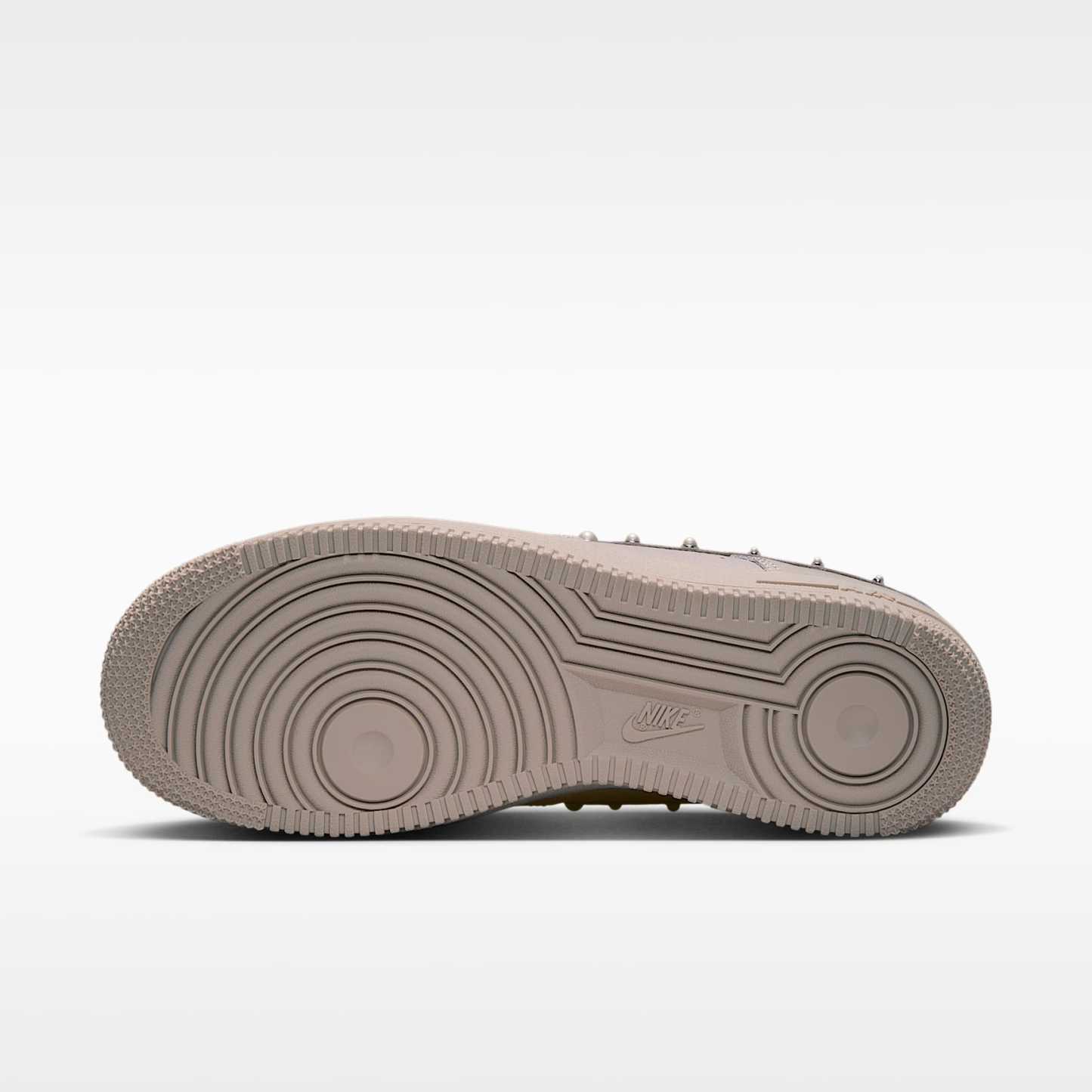 Nike Air Force 1 '07 Schuh (Damen) – Cream II/Metallic Silver/Weiß/Cream II