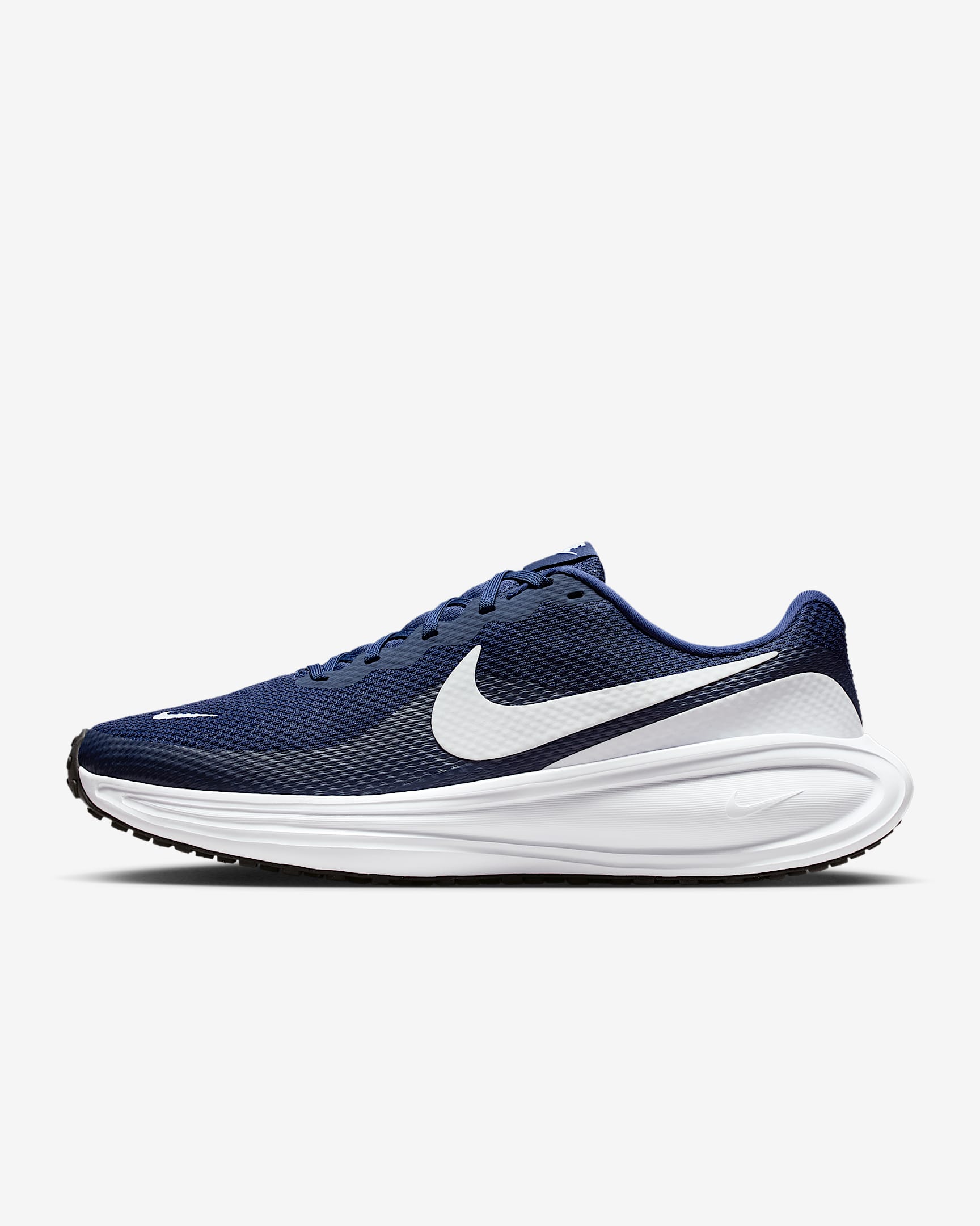 Nike Revolution 8 Straßenlaufschuh (Herren) – Midnight Navy/Weiß/Schwarz/Pure Platinum