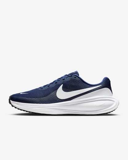 Nike Revolution 8 Straßenlaufschuh (Herren) – Midnight Navy/Weiß/Schwarz/Pure Platinum
