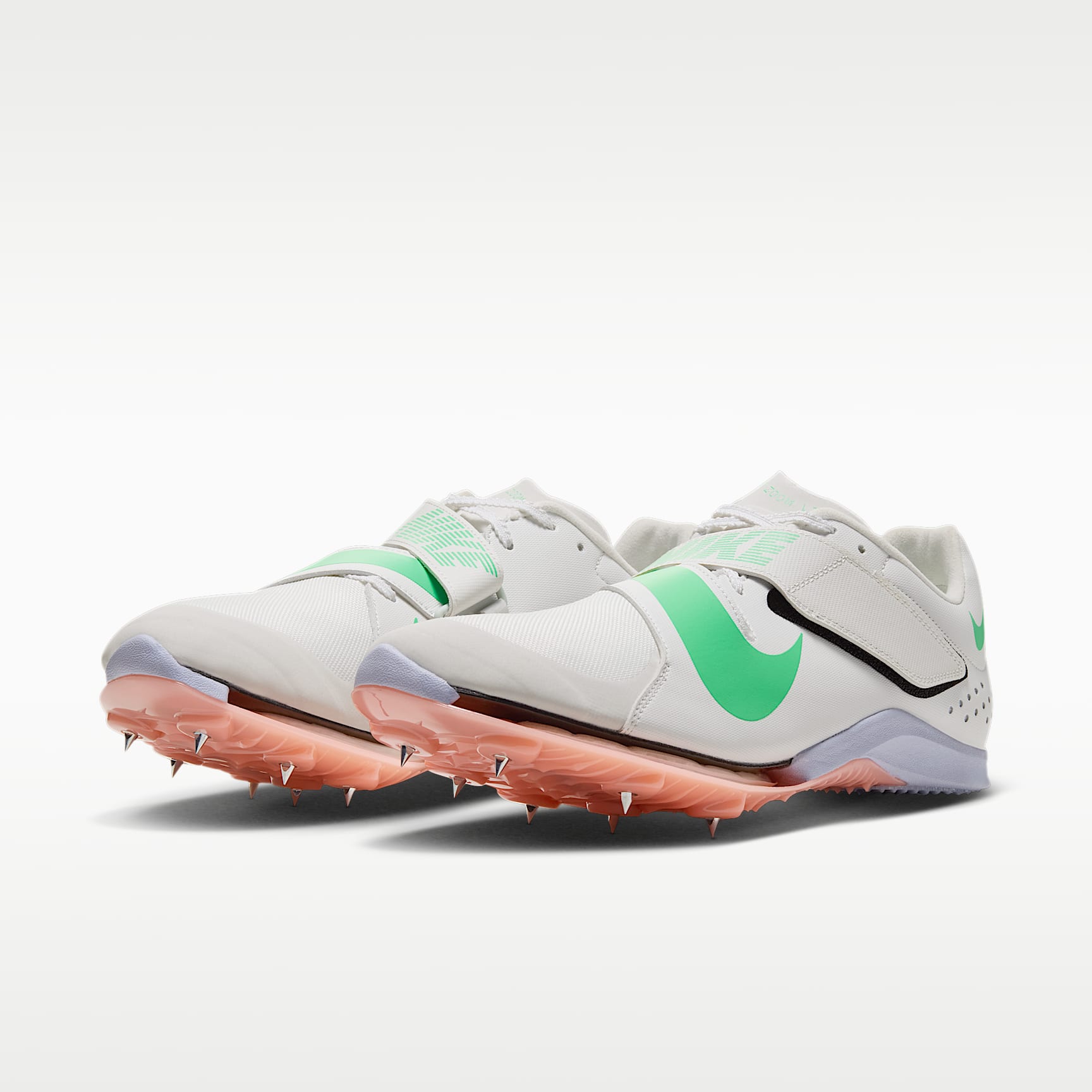 Nike Long Jump Elite Sprung-Spike für Leichtathletik – Summit White/Palest Purple/Jade Ice/Electro Green