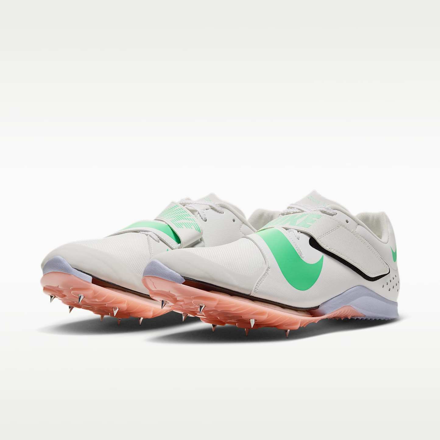 Nike Long Jump Elite Sprung-Spike für Leichtathletik – Summit White/Palest Purple/Jade Ice/Electro Green