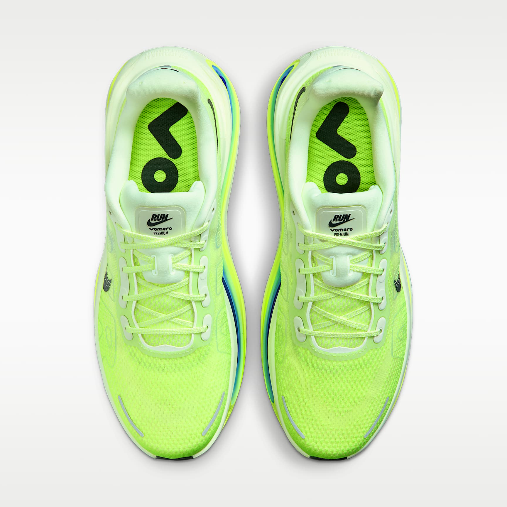 Nike Vomero Premium Straßenlaufschuh (Herren) – Volt Tint/Sapphire/Volt/Black Spruce
