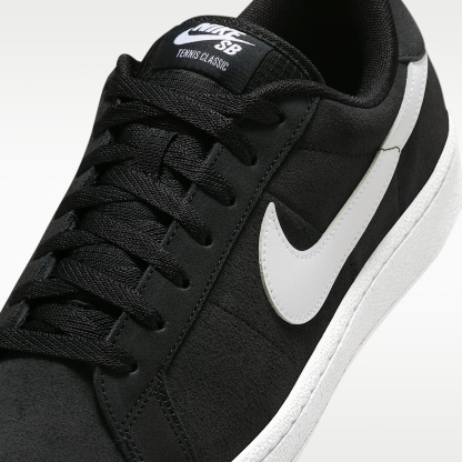 Nike SB Zoom Tennis Classic Skaterschuh – Schwarz/Weiß/Weiß