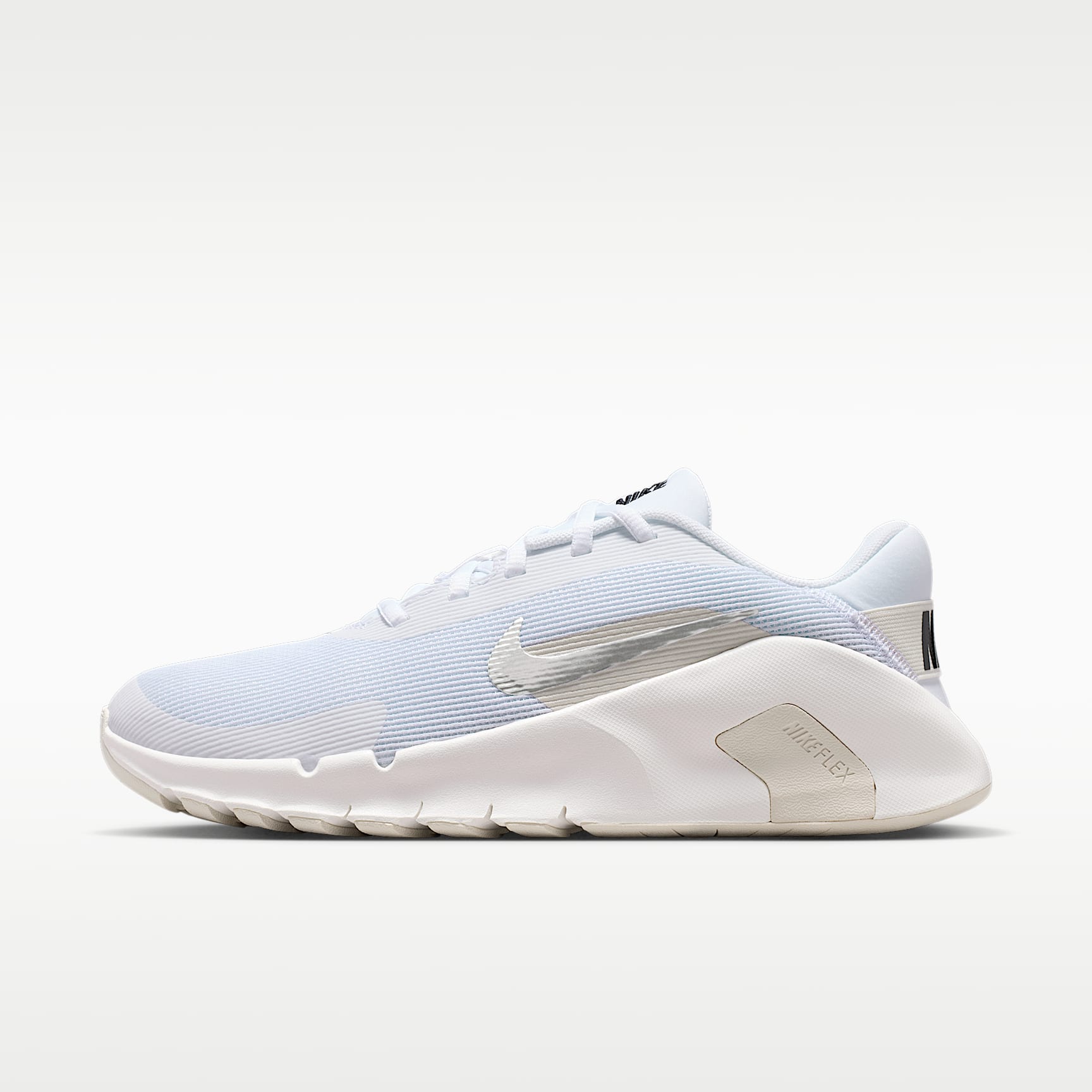 Nike Flex Train Workout-Schuh (Damen) – Weiß/Sail/Phantom/Metallic Silver