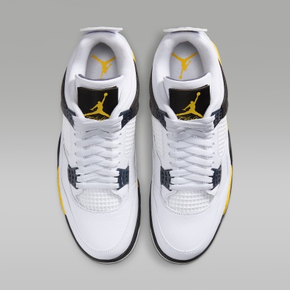 Air Jordan 4 Retro „Tour Yellow“ Schuh für Herren – Weiß/Dark Blue Grey/Schwarz/Tour Yellow