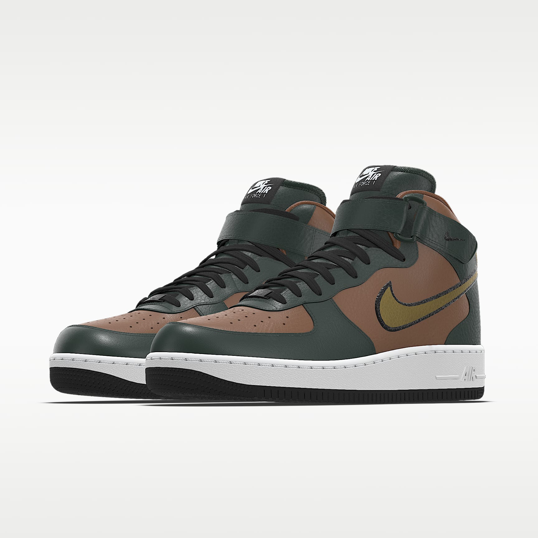 Nike Air Force 1 Mid By You personalisierbarer Herrenschuh – Multi-Color/Multi-Color/Multi-Color [9731071236]