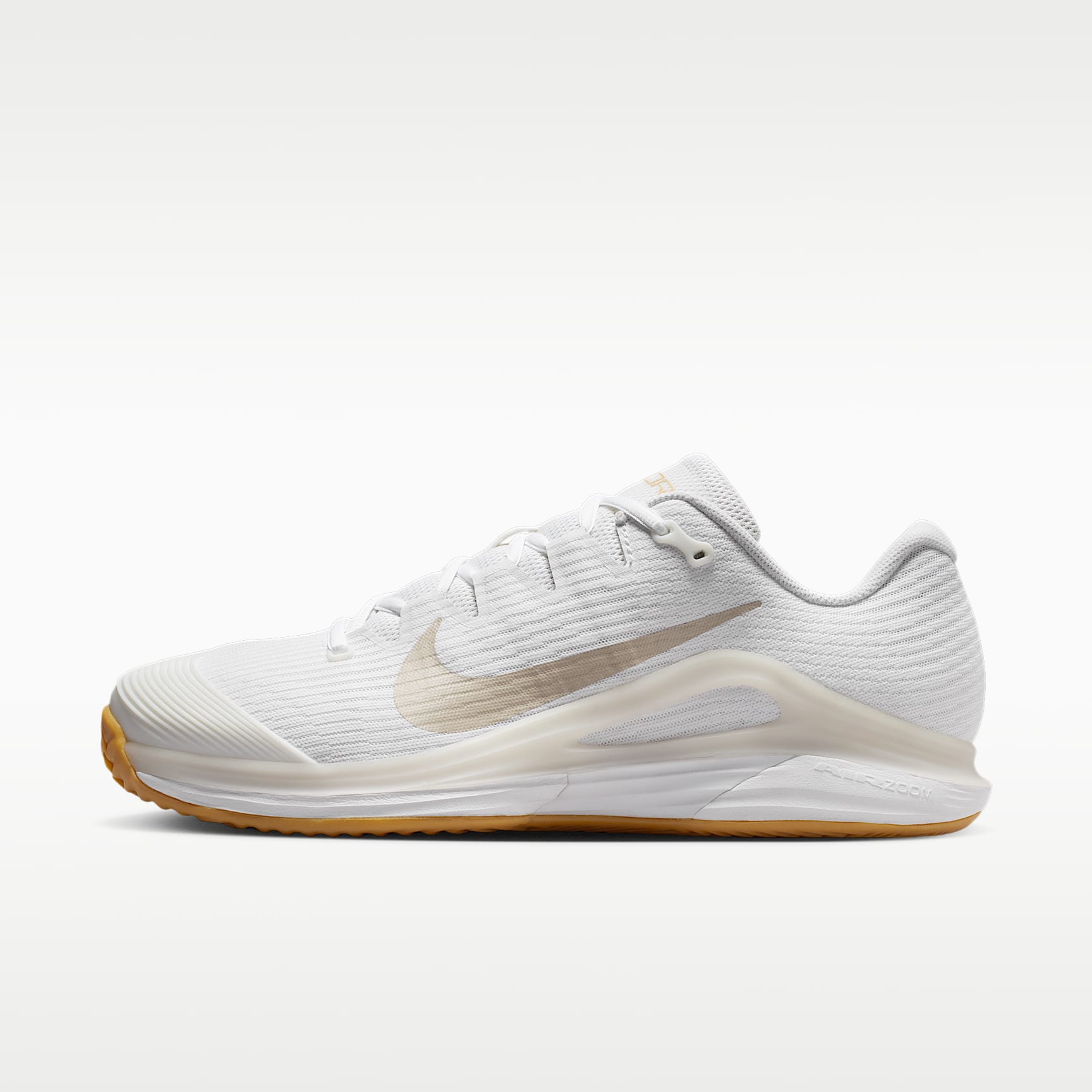 Nike Vapor 12 Clay Court Tennisschuh (Herren) – Weiß/Summit White/Linen/Light Orewood Brown