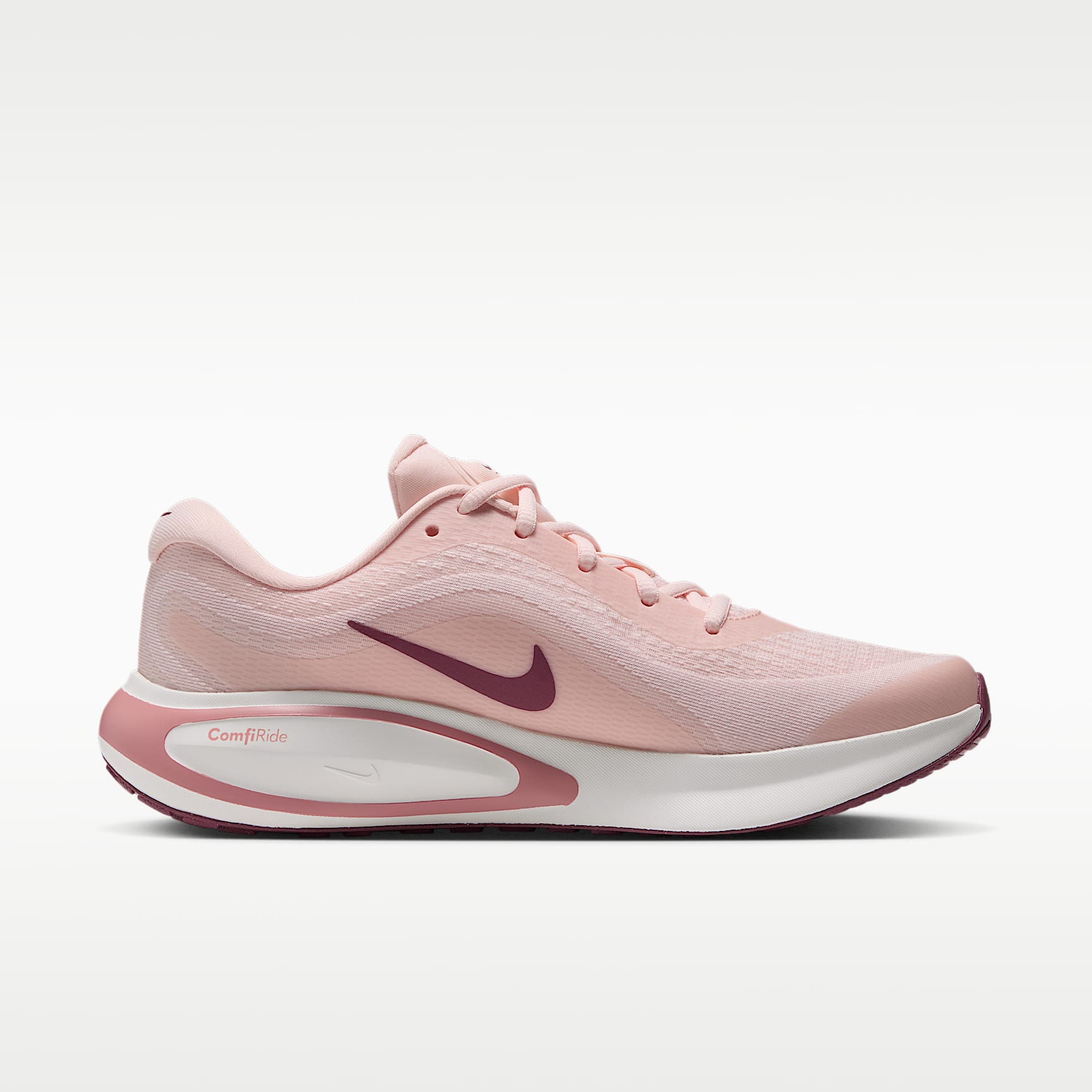 Nike Journey Run Straßenlaufschuh für Damen – Orange Pearl/Rust Pink/Sail/Pink Smoke