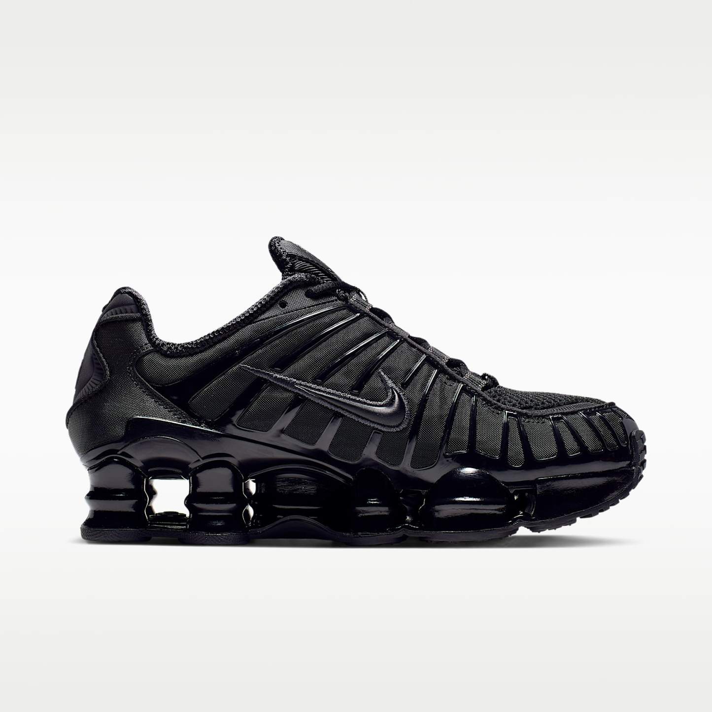 Nike Shox TL Schuh (Damen) – Schwarz/Metallic Hematite/Max Orange/Schwarz