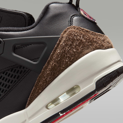 Jordan Spizike Low Herrenschuh – Schwarz/Palomino/Phantom/University Red