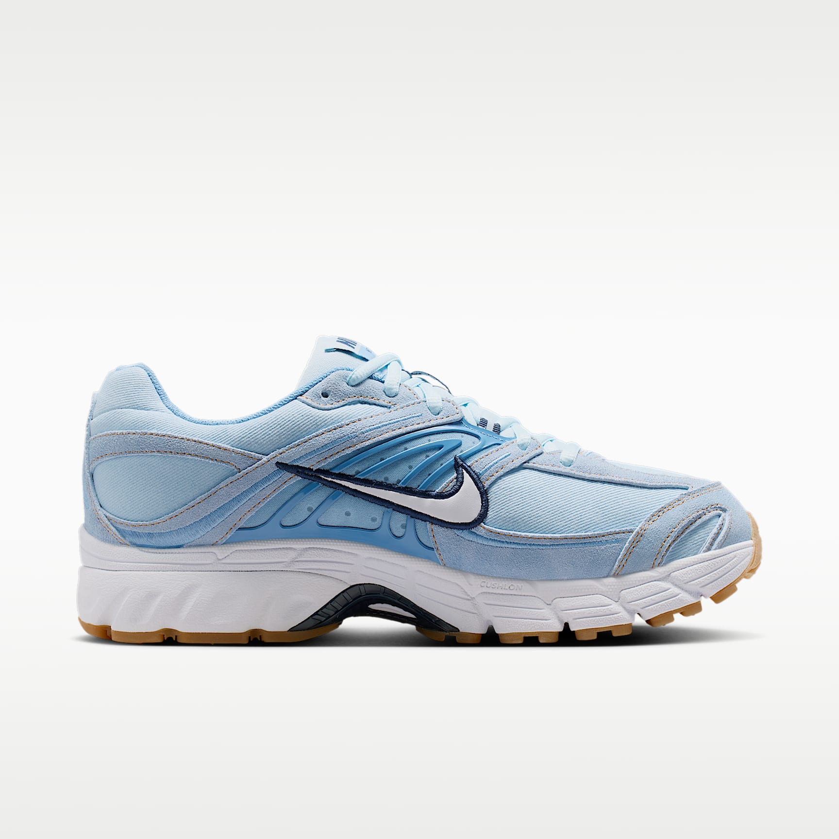 Nike Air Max Moto 2K Schuh (Herren) – Light Armory Blue/Work Blue/Gum Light Brown/Weiß
