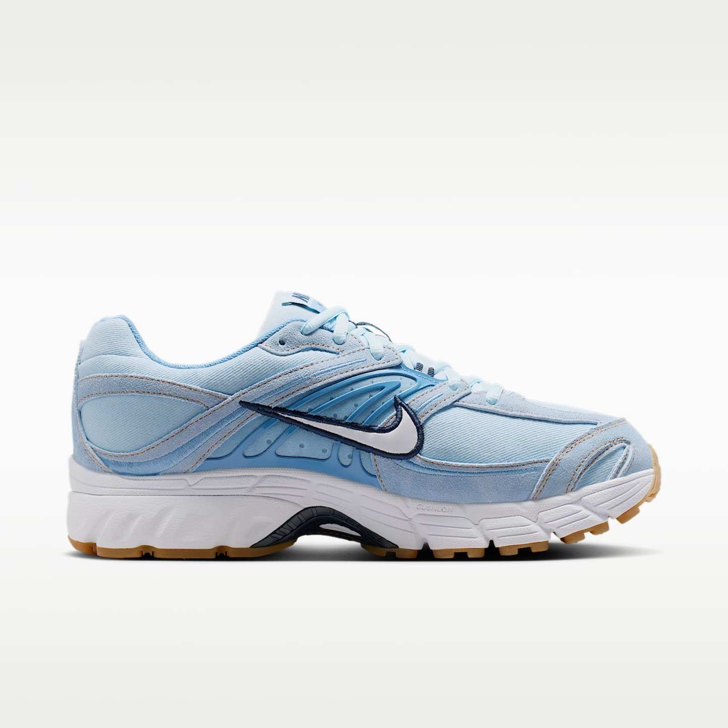Nike Air Max Moto 2K Schuh (Herren) – Light Armory Blue/Work Blue/Gum Light Brown/Weiß