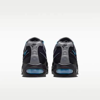 Nike Air Max 95 Big Bubble Tech Schuh (Herren) – Schwarz/Iron Grey/Metallic Silver/University Blue